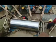 플랜트 장비를 씻는 금