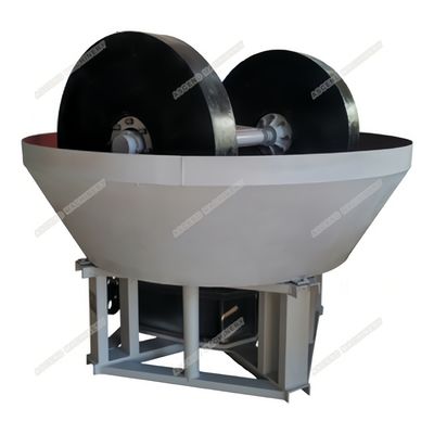 Wet Pan Mill For Gold Small Scale Rock  Grinding Milling Mining Machine